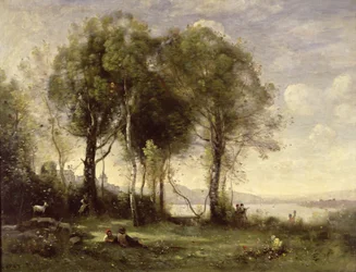 Pasterze kóz z Castel Gandolfo, 1866